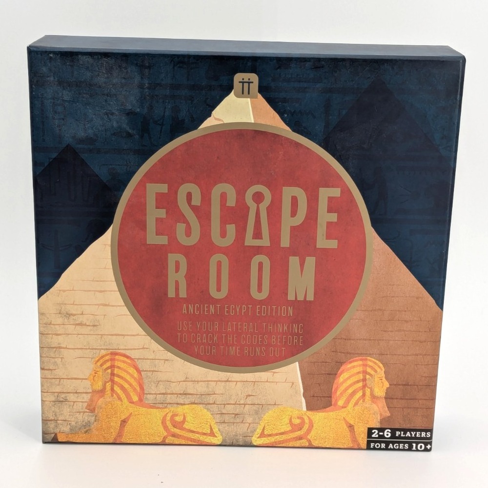 Host Your Own Escape Room Talking Tables Board Game Egypt Edition 2-6 Players